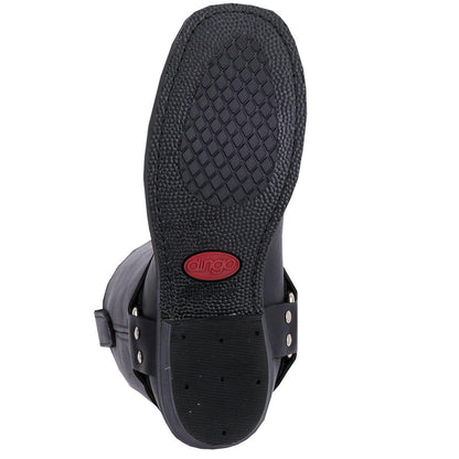 Dingo Dean Black Oil Resistant Leather Men's Biker Boot