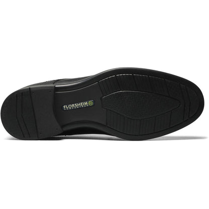 Florsheim Midtown Moc Toe Slip - On Black Men's Dress Shoes - shoeclassix.com