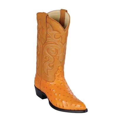 Los Altos Men's Buttercup Genuine Full Quill Ostrich Boots - shoeclassix.com