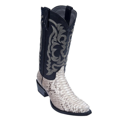 Los Altos Natural Snip Toe Genuine Python - shoeclassix.com