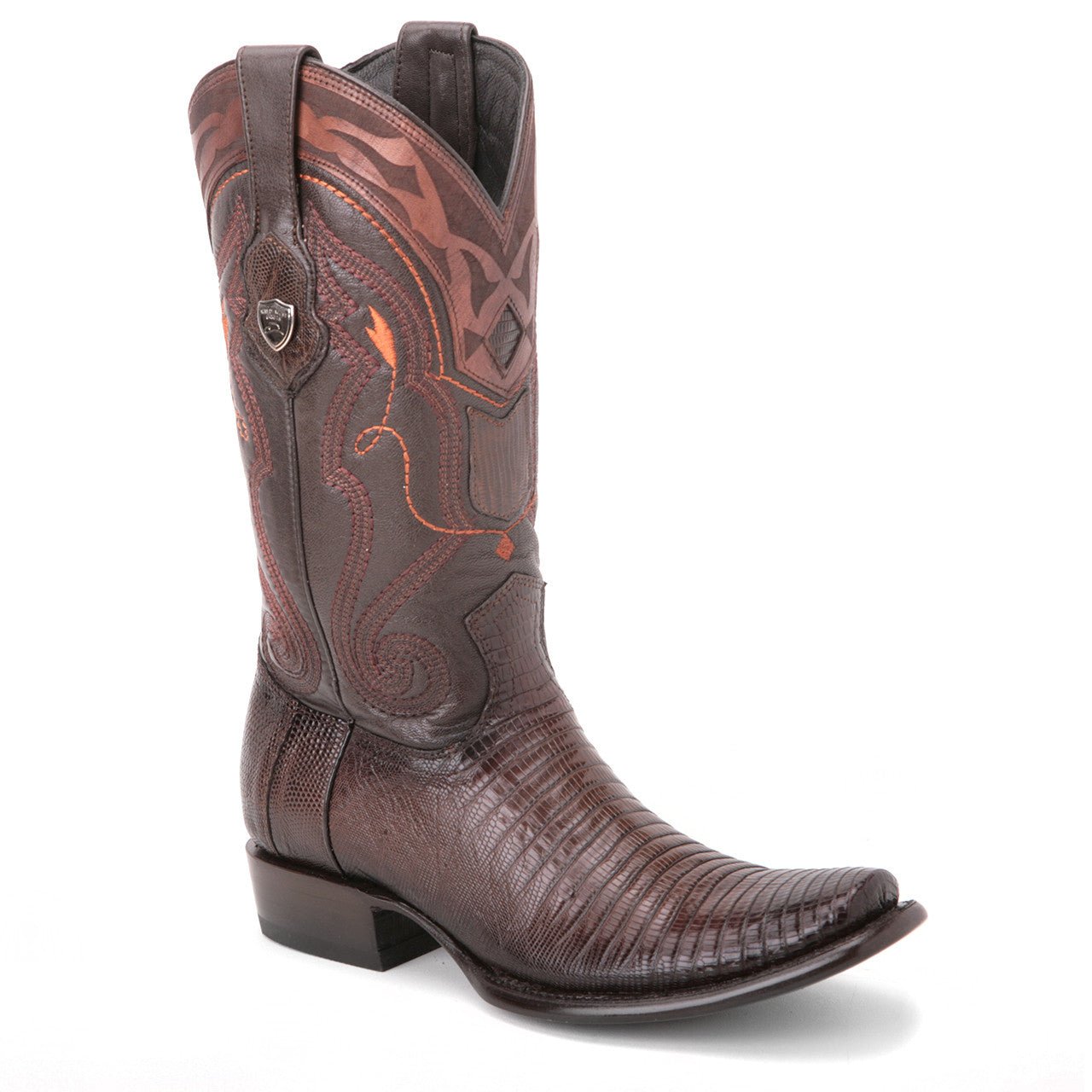 Wild West Brown Genuine Lizard Skin Boots - shoeclassix.com