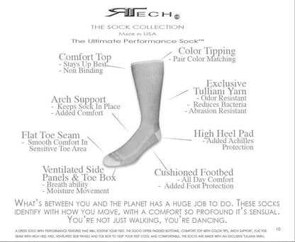 Remo Tulliani Martee Horizontal Stripes Bone & Multi Men's Socks